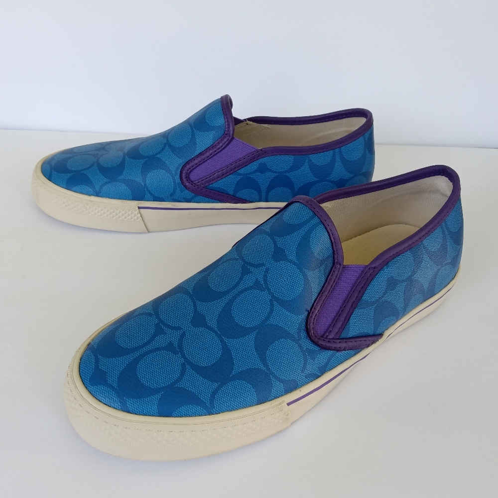 Coach Mens Slip On Skate Sneaker Loafer 9D - Picture 3 of 12
